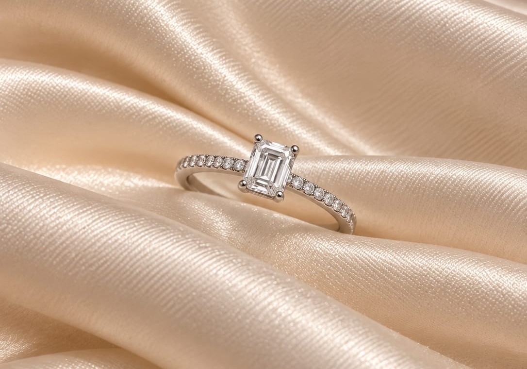 Anillo 1.6 Gr 10k Oro Blanco