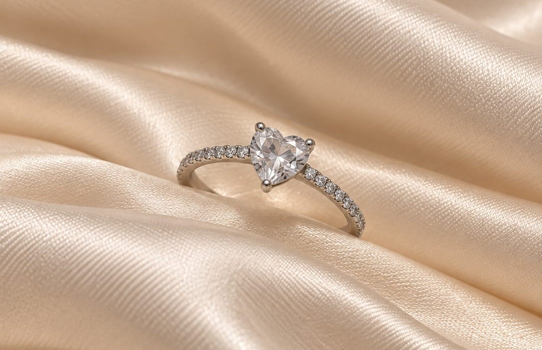 Anillo 1.2 Gr 10k Oro Blanco